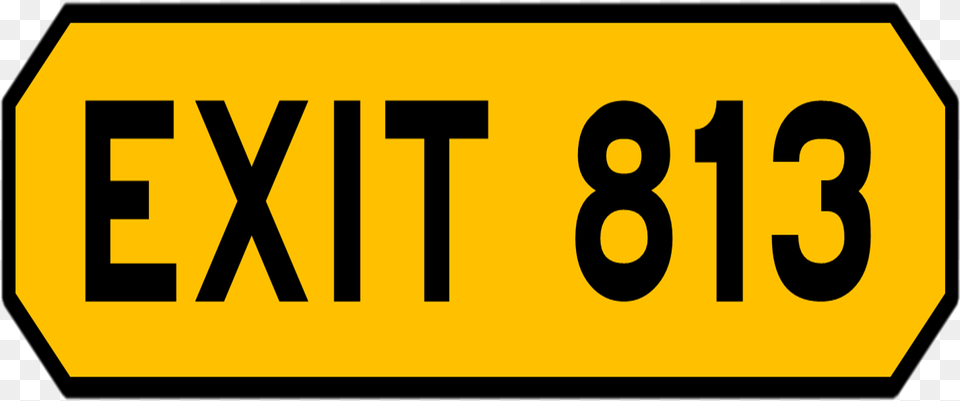 Exit 813 Karak Sign, Symbol, Text, Number, Cross Free Transparent Png