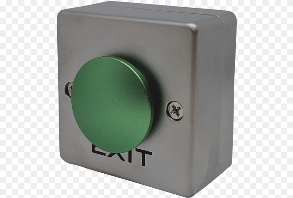 Exit Button With Green Button Subwoofer, Electrical Device, Switch, Box Free Png Download