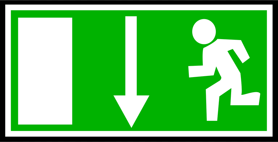 Exit Clipart, Sign, Symbol, First Aid, Road Sign Png Image