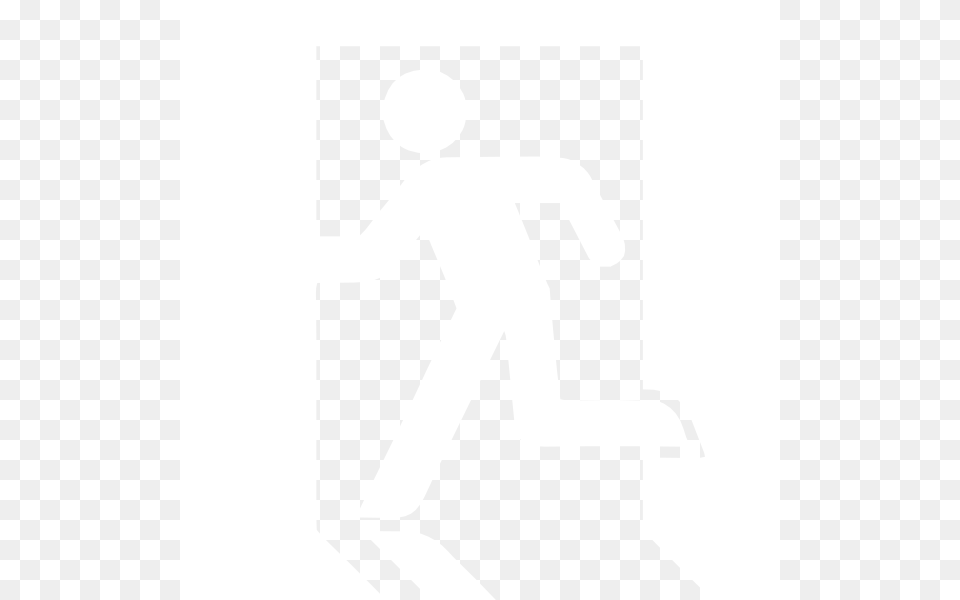 Exit Clipart Black And White, Sign, Symbol, Pedestrian, Person Free Png Download