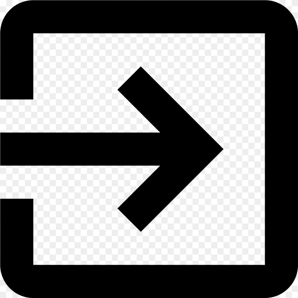 Exit Exit To App Icon, Gray Free Png Download