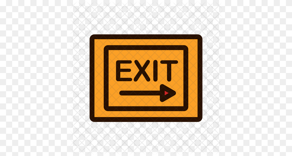 Exit Icon Exit Icon, Road Sign, Sign, Symbol Png