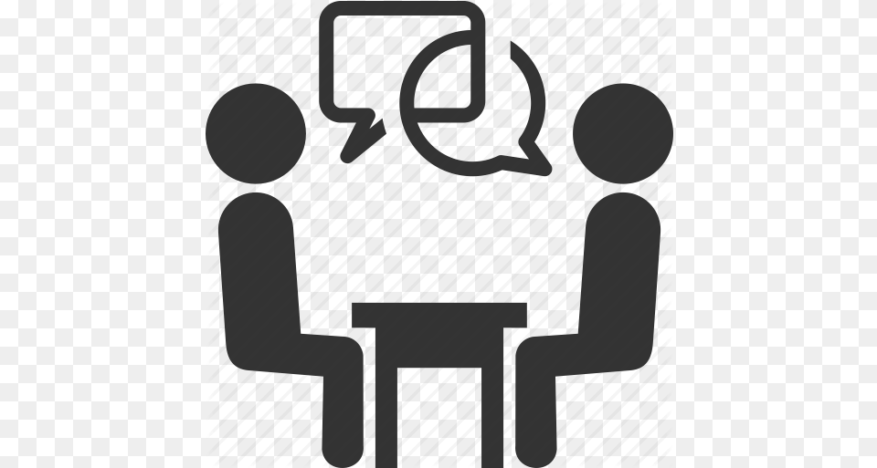 Exit Interview Icon Face To Face Icon, Text Png