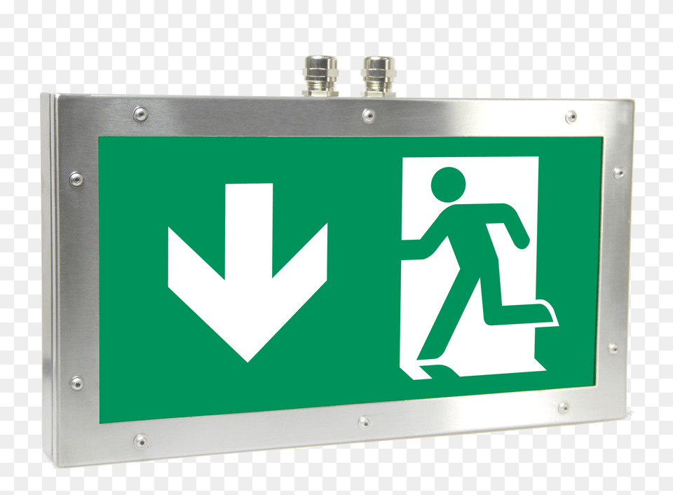 Exit Sign Ceiling Sb3h Incl Emergency Exit, Symbol, First Aid Png Image