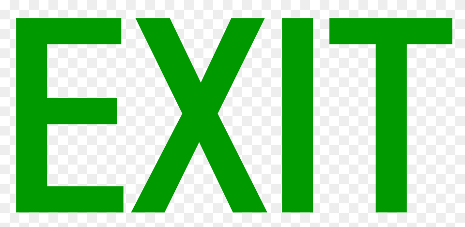 Exit Sign Text Green Clipart, Logo, First Aid, Symbol Png Image