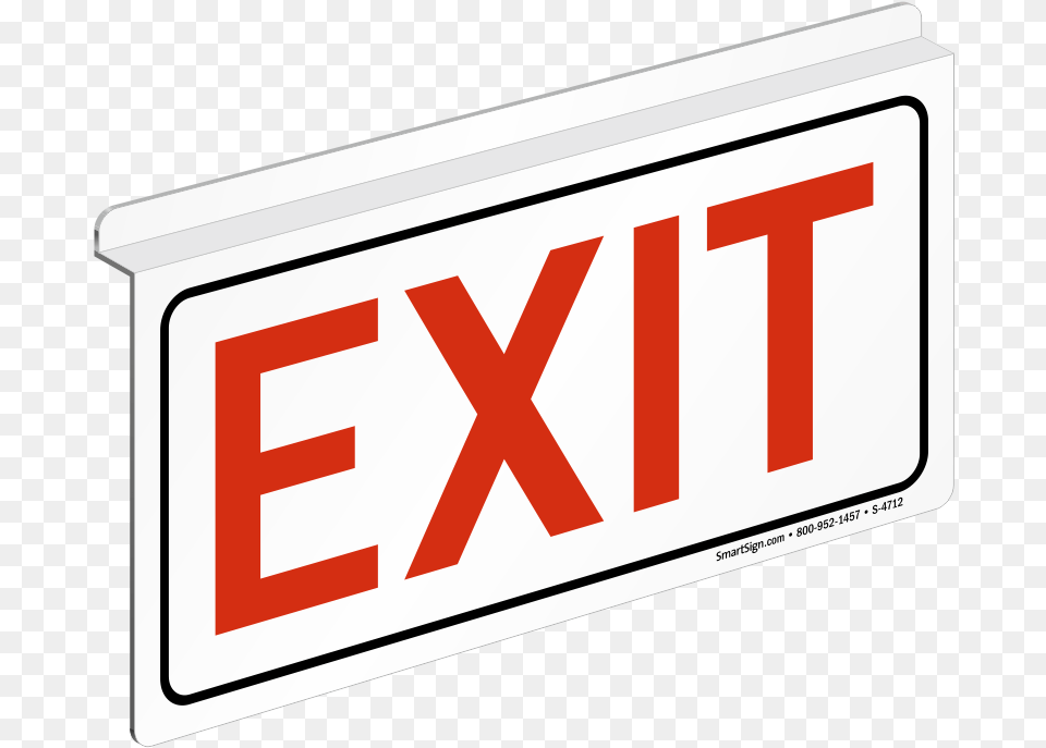 Exit Sign With No Background, First Aid, License Plate, Transportation, Vehicle Free Transparent Png
