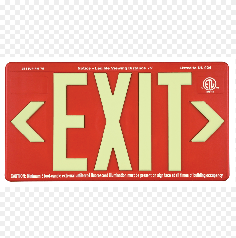 Exit Signs Glowscape Gvc, License Plate, Transportation, Vehicle Free Png Download