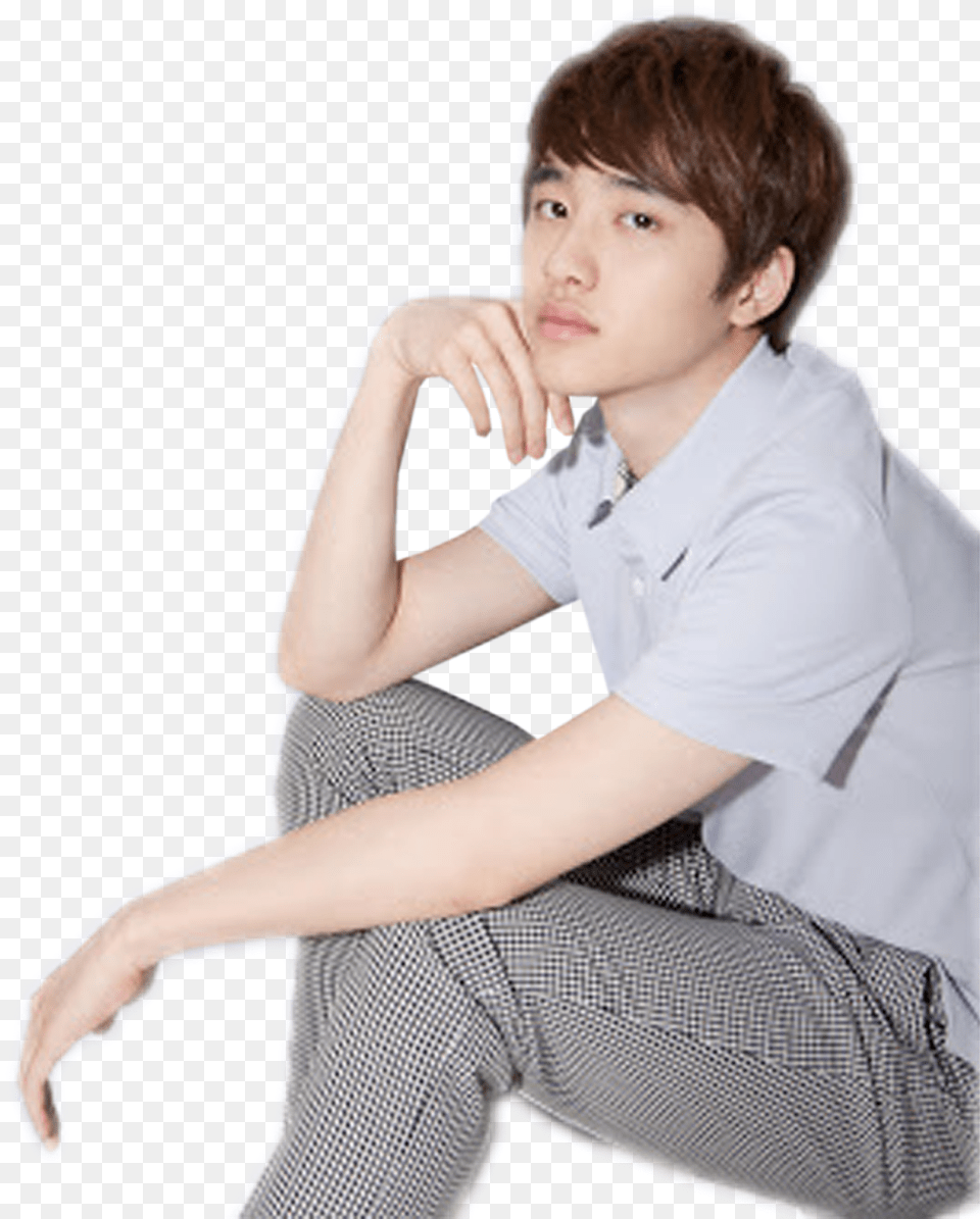 Exo, Adult, Sitting, Photography, Person Free Transparent Png