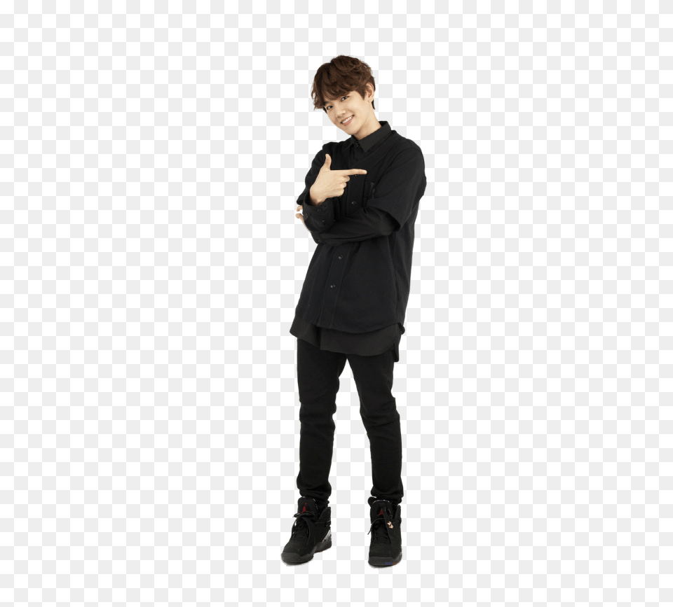 Exo Baekhyun, Teen, Suit, Standing, Sleeve Free Transparent Png