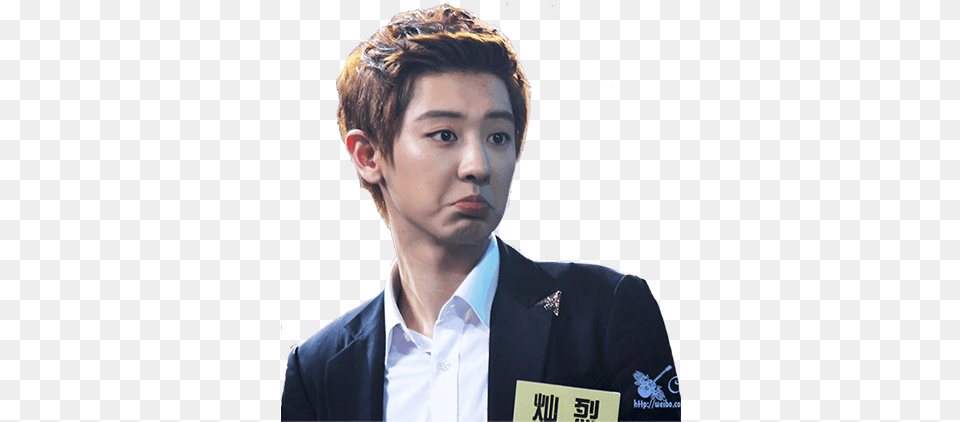 Exo By Babocheonsa Banner Black And White Exo Chanyeol Cute, Man, Adult, Portrait, Face Png Image