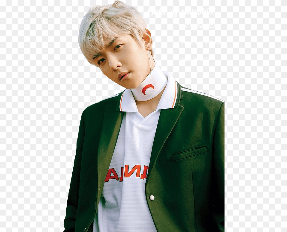 Exo Cbx Baekhyun Cbx Blooming Days, Person, Blazer, Blonde, Clothing Png Image