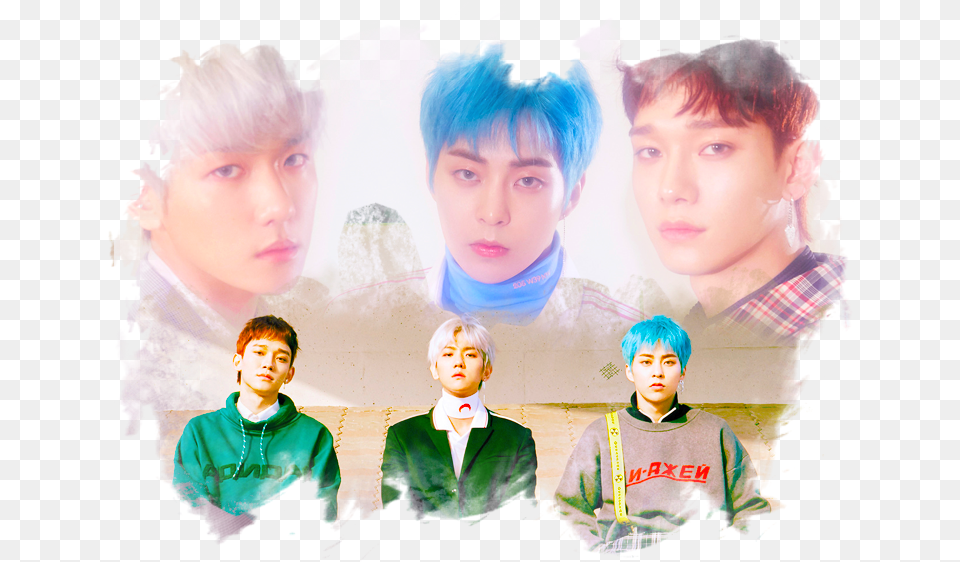 Exo Cbx Comeback 2018, Person, People, Head, Photography Free Png Download
