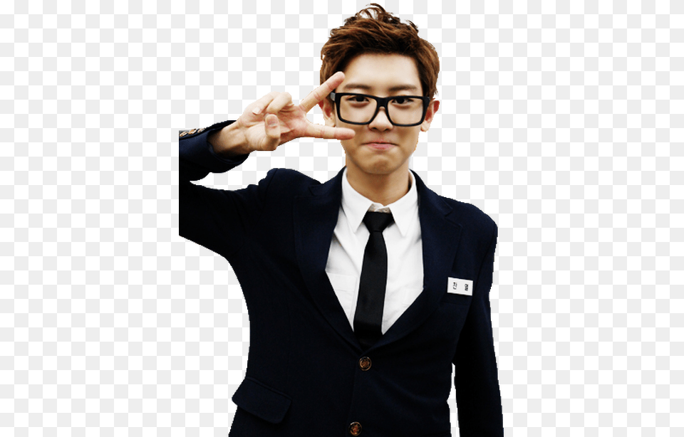 Exo Chanyeol No Background, Accessories, Tie, Suit, Portrait Free Png Download