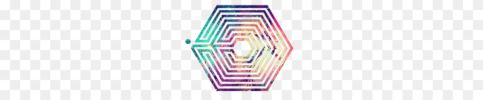 Exo Comeback Logo With A Galaxy Based Color Made, Maze Free Png Download