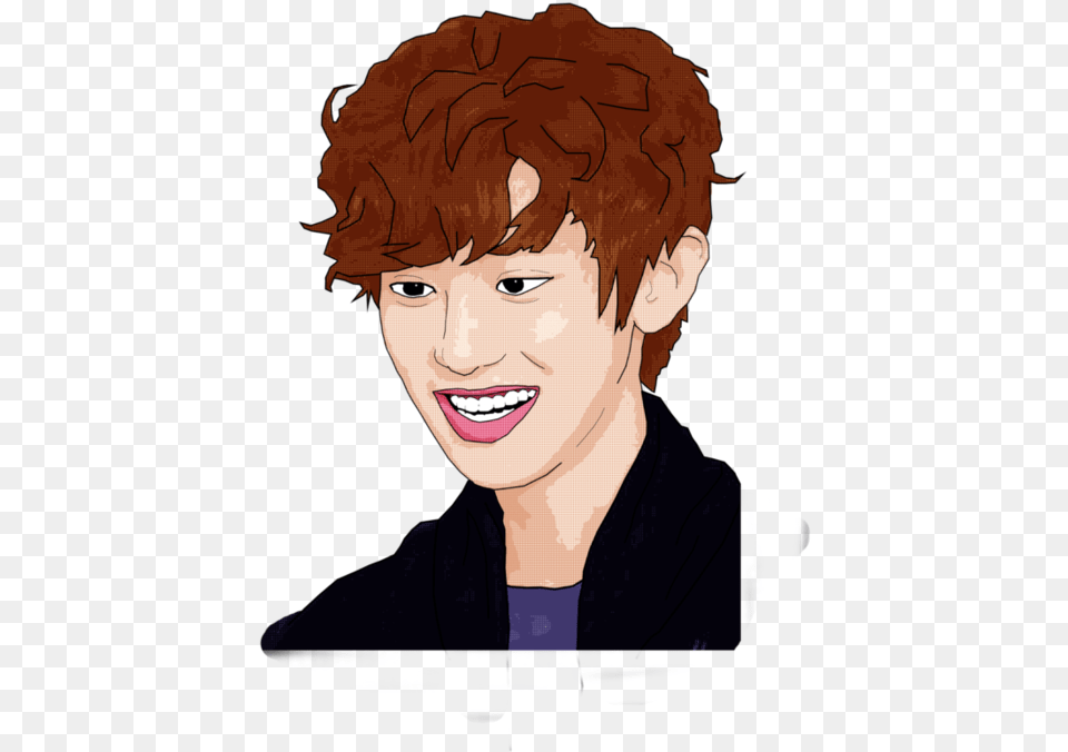 Exo Drawing Chanyeol Cartoon, Head, Portrait, Photography, Person Png