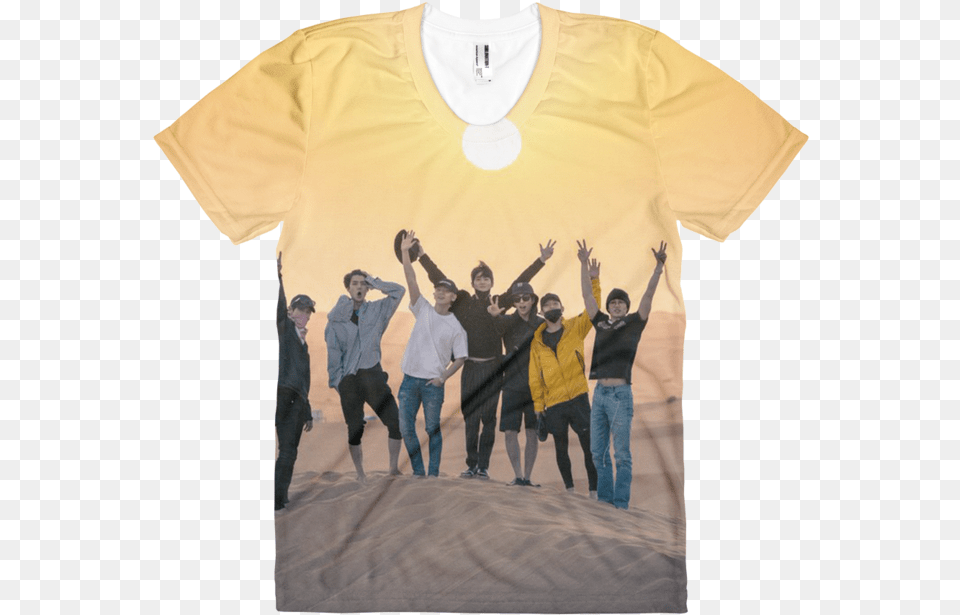 Exo Dubai 2018, T-shirt, Clothing, Shirt, Person Free Png