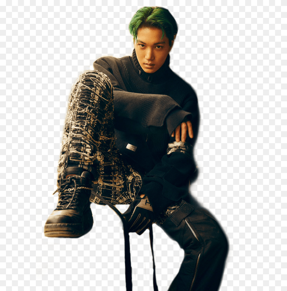 Exo Exokai Kai Kaiexo Exo Kai Kai Exo Exo Obsession Poster Kai, Shoe, Clothing, Pants, Footwear Free Transparent Png