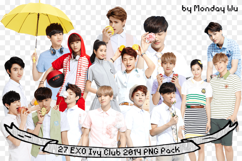 Exo Ivy Club Child, Adult, T-shirt, Photography, Person Png Image