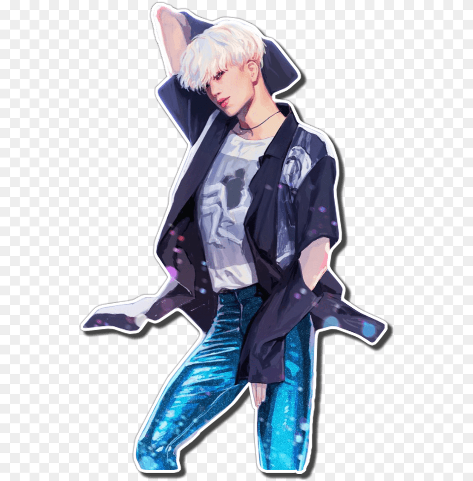 Exo Kai Fanart Pngcr Imagens Do Exo Kai Anime, Clothing, Coat, Person, Face Free Png Download