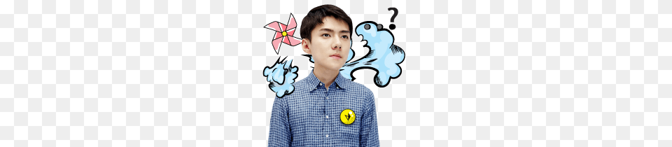 Exo Kakao Tumblr, Shirt, Clothing, Face, Head Free Png Download