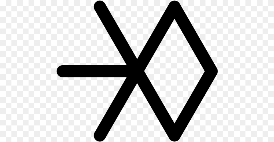 Exo Logo, Gray Free Png Download