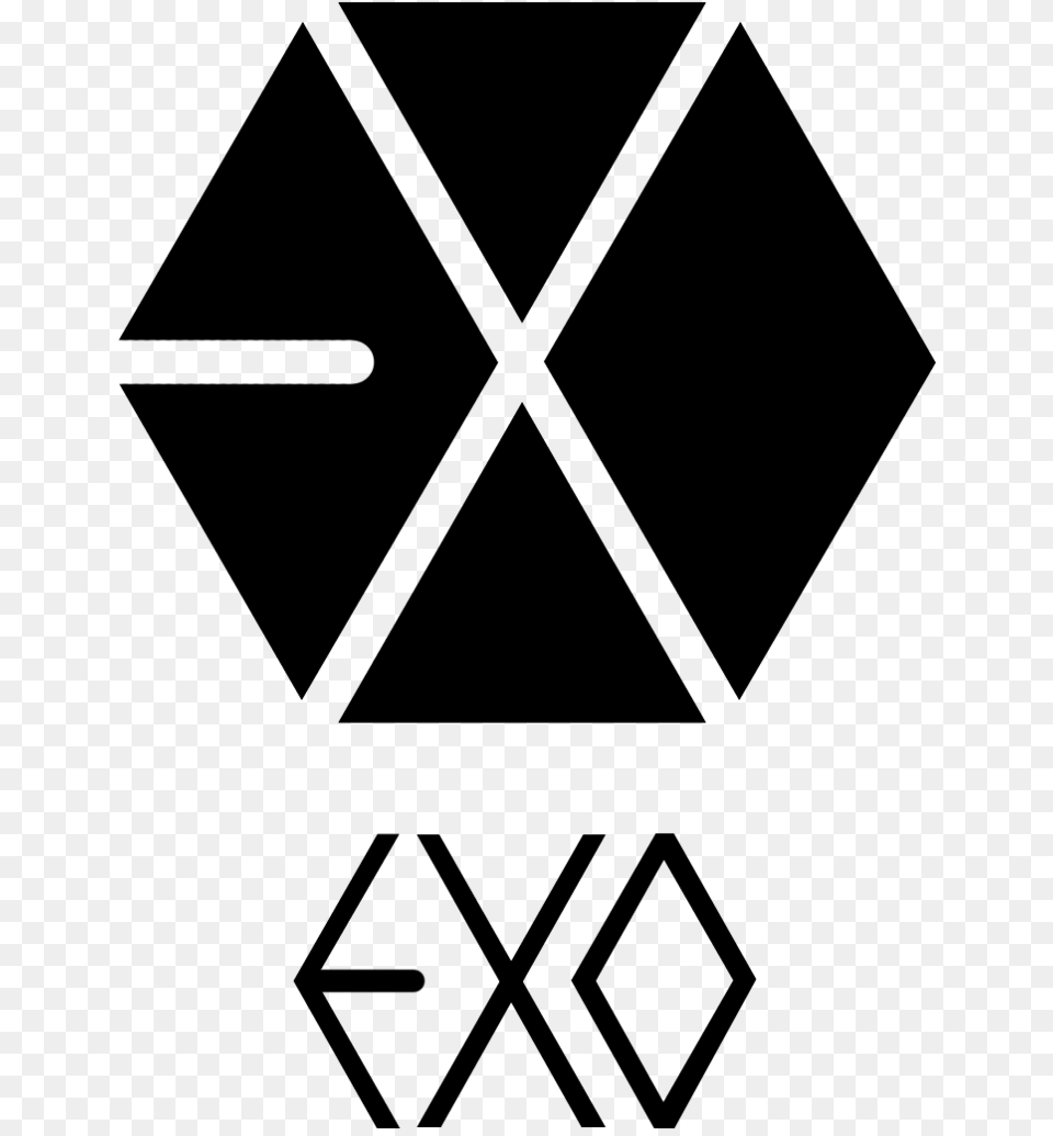 Exo Logo Band Exo K, Gray Png Image