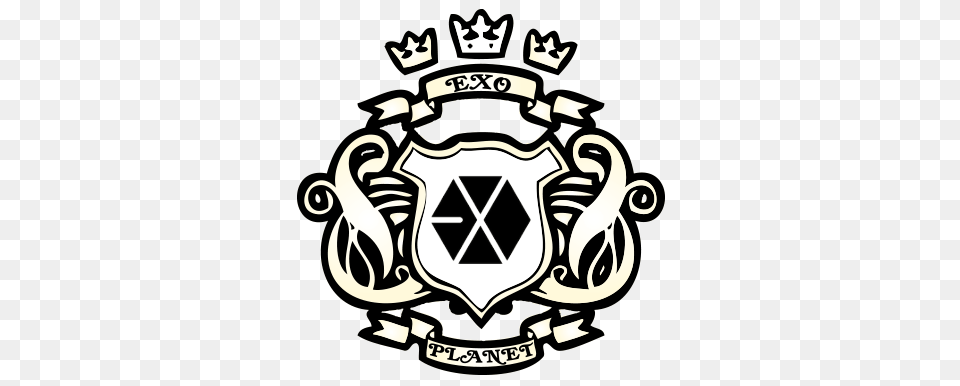 Exo Logo Shared, Emblem, Symbol Free Png