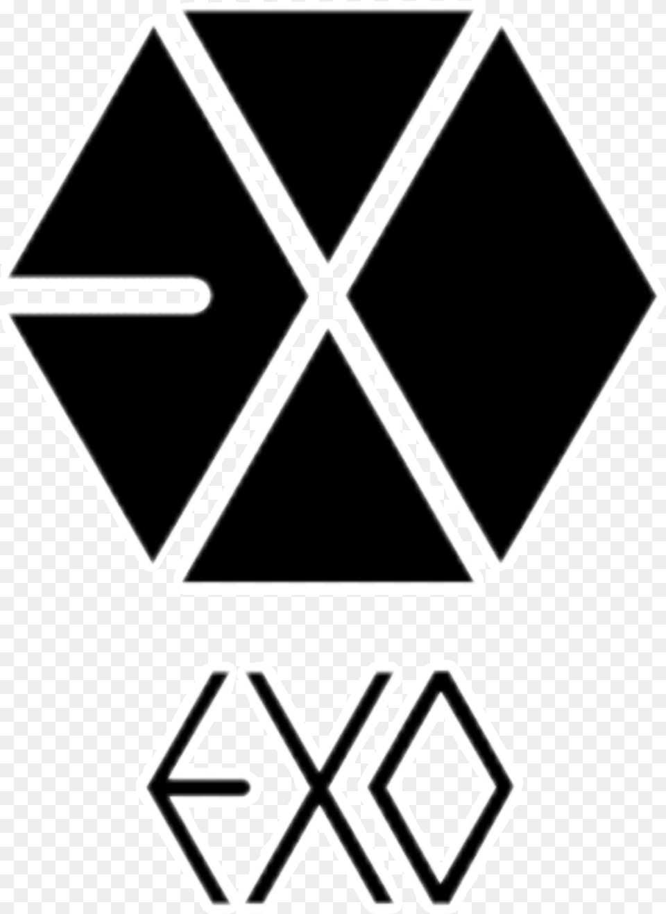 Exo Logo Sticker Exo Logo, Symbol, Recycling Symbol Free Transparent Png