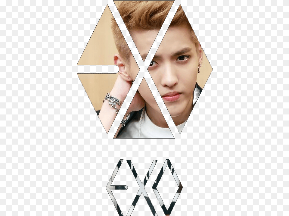 Exo M Kris Picture Inside An Exo Logo By Exo, Accessories, Jewelry, Head, Face Free Png Download