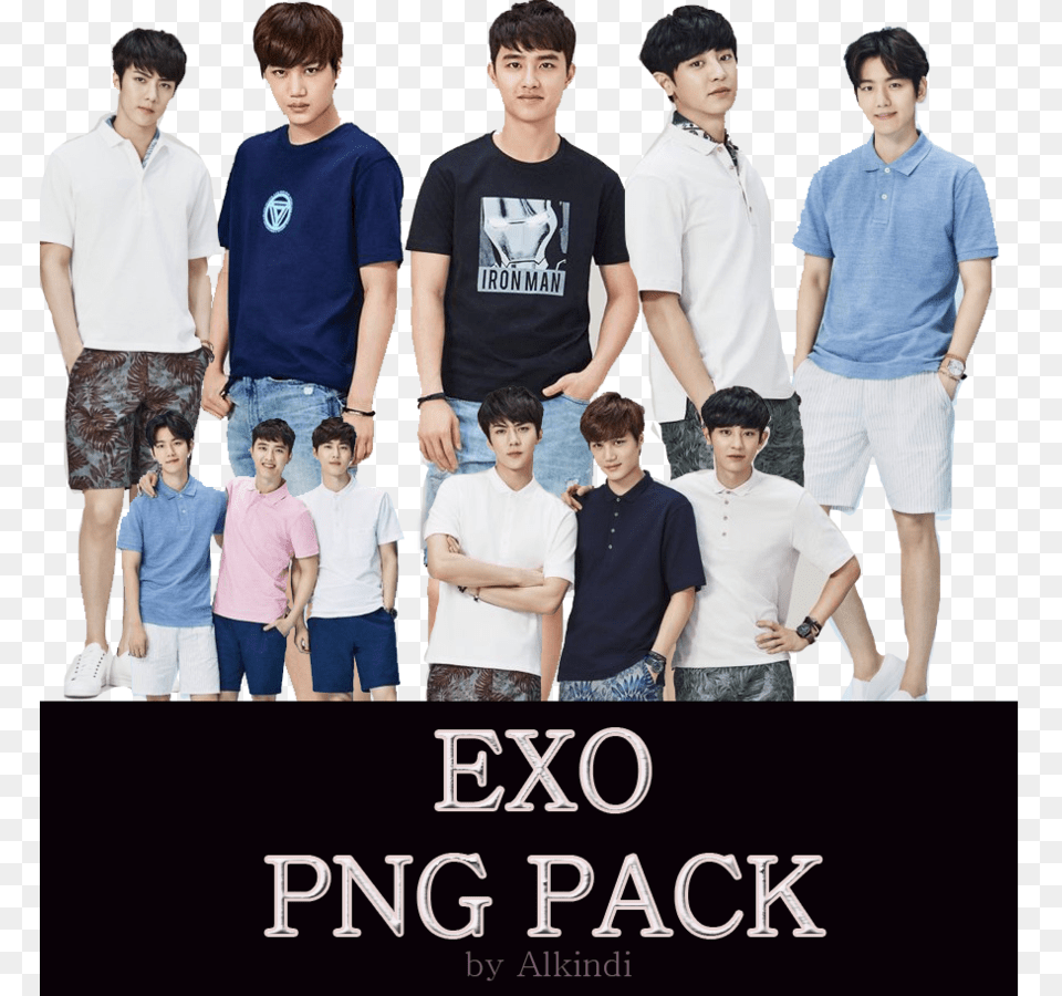 Exo Poster, T-shirt, Clothing, Shorts, Shirt Png