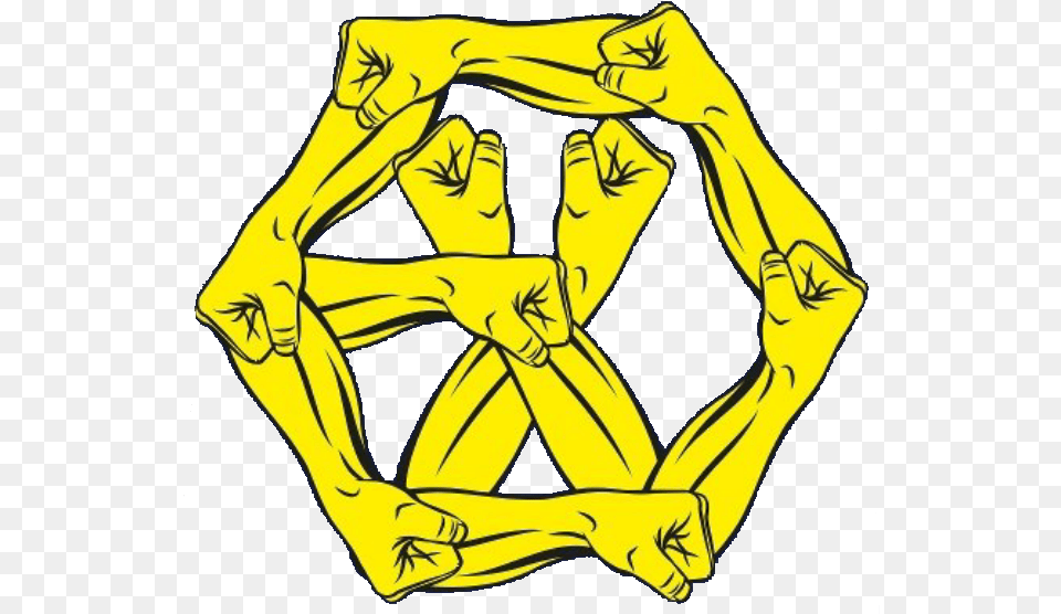Exo Power Icon Exo The War Power Of Music Logo, Body Part, Hand, Person, Symbol Png