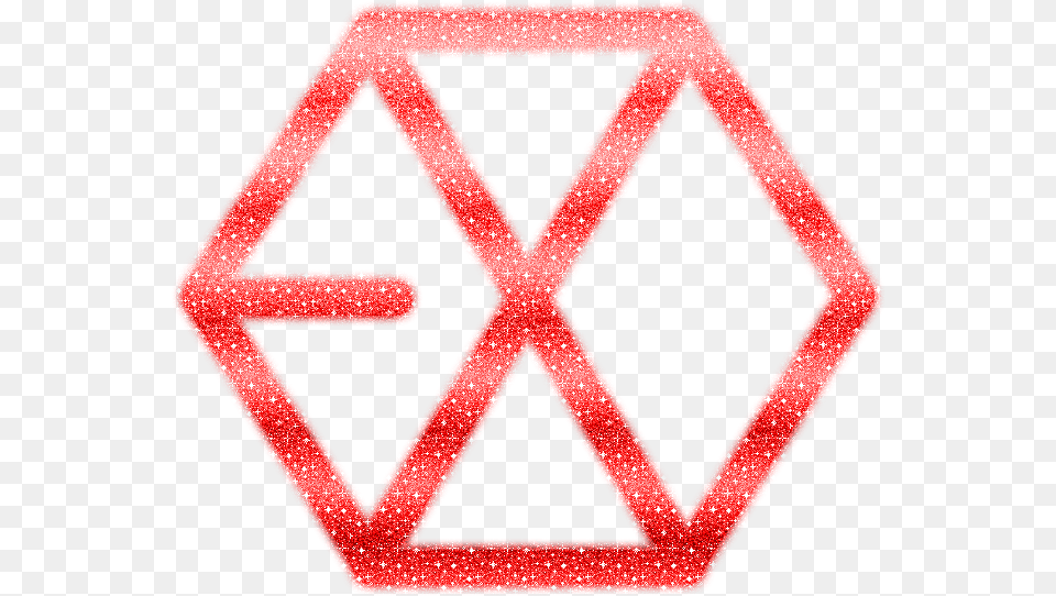 Exo Red Logo Exo Logo Red, Sign, Symbol Png