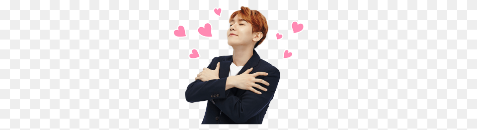 Exo Special Line Stickers Aeriverse, Person, Portrait, Photography, Face Png