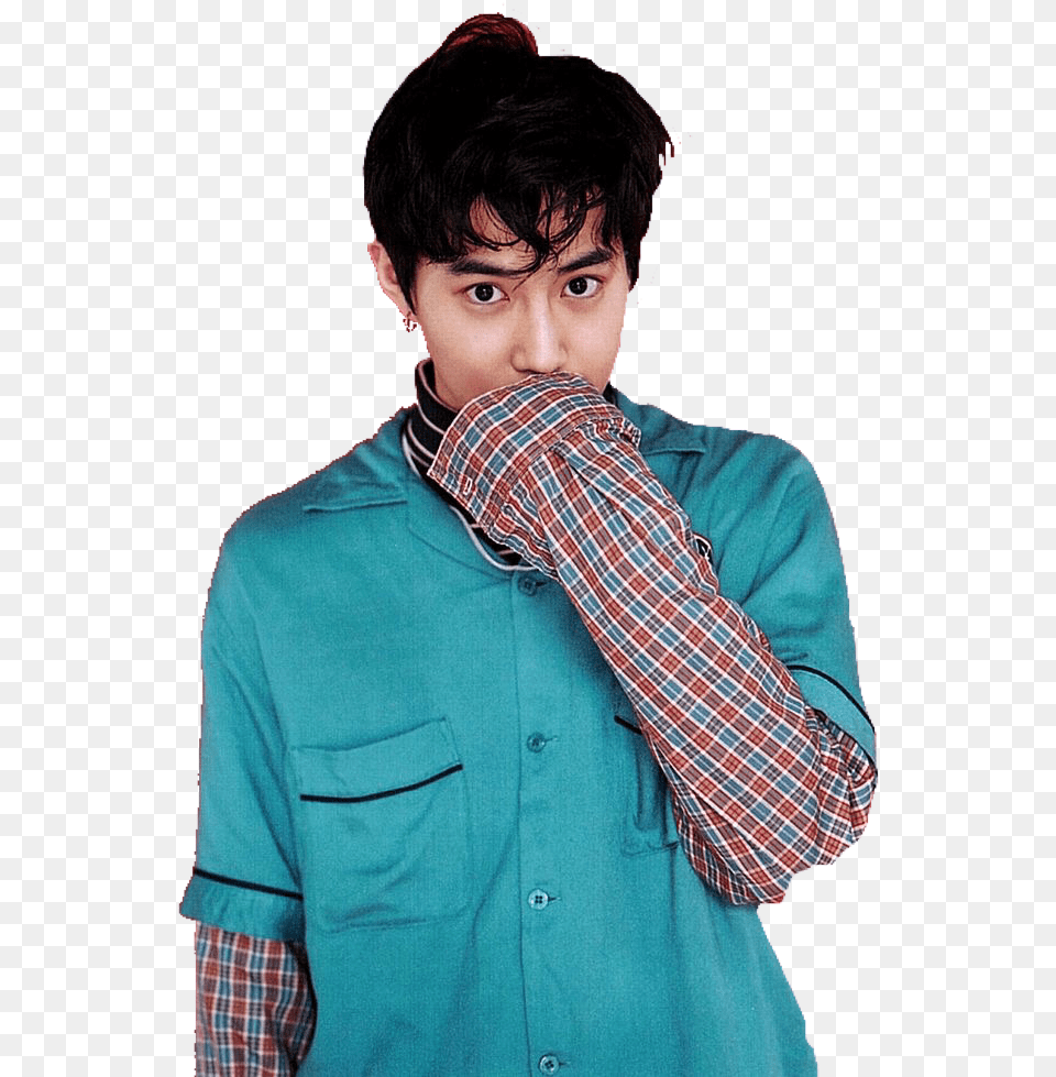 Exo Suho Azul Freetoedit, Face, Head, Person, Adult Png