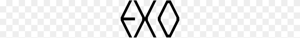 Exo Text Logo, Gray Free Png