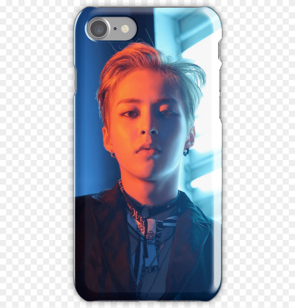 Exo Xiumin Monster Iphone 7 Snap Case Exo Xiumin Blue Aesthetic, Teen, Person, Portrait, Male Free Png