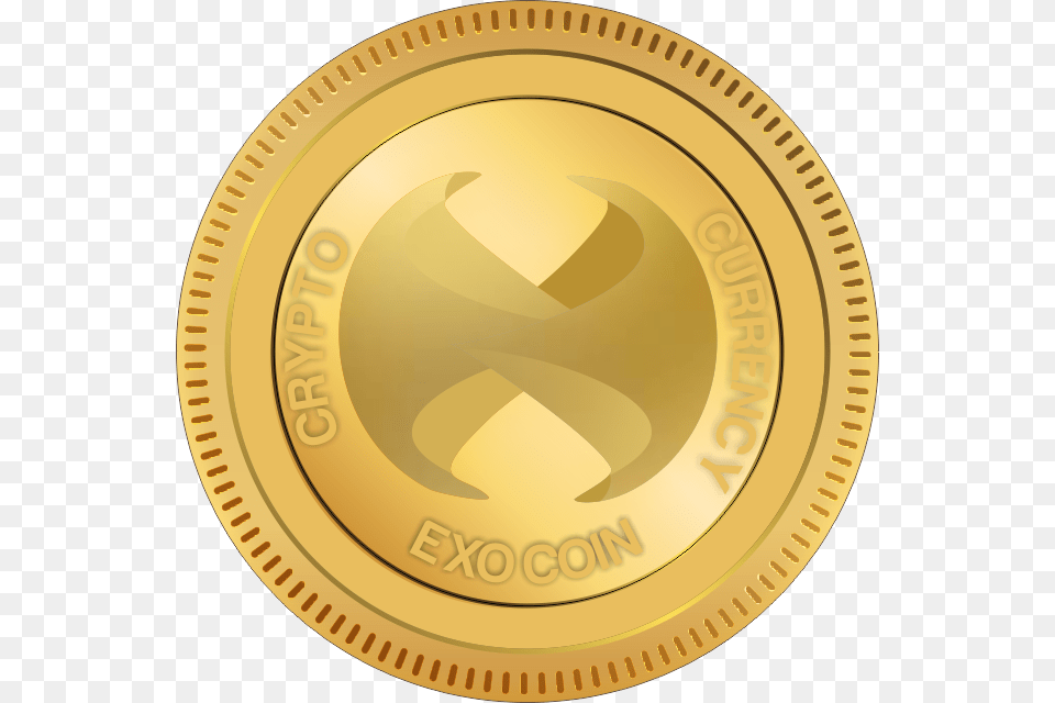 Exocoin Best Project 2019 Archilovers, Gold, Coin, Money, Ammunition Png Image