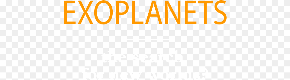 Exoplanetes Titre Anglais Orange, Text, Scoreboard Free Transparent Png