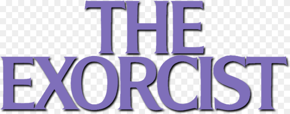 Exorcist Logo, Text, Purple Png