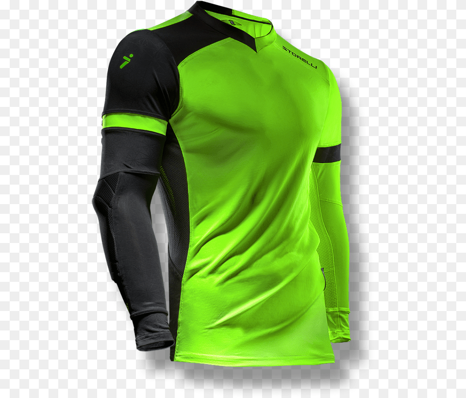 Exoshield Gladiator Jersey Kepa Verde Keeper Jersey, Clothing, Long Sleeve, Shirt, Sleeve Free Png