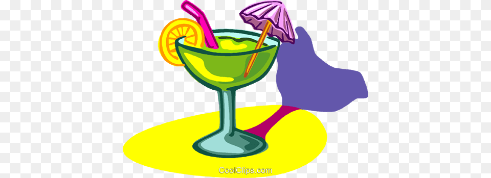 Exotic Drink With Umbrella Royalty Vector Clip Cocktail Umbrella, Alcohol, Beverage Free Png Download