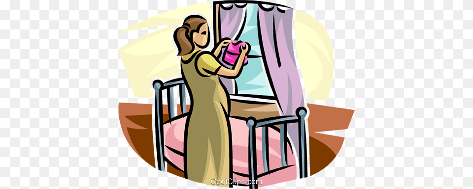 Expecting Mother Working In The Nursery Royalty Vector Clip, Photography, Person, Cleaning Free Png