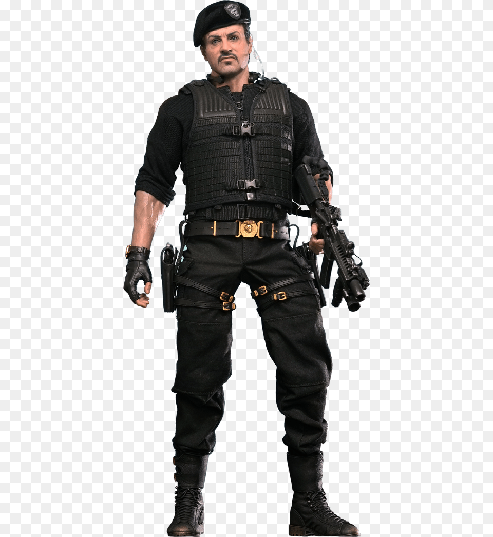 Expendables Figure, Clothing, Vest, Adult, Person Free Png Download