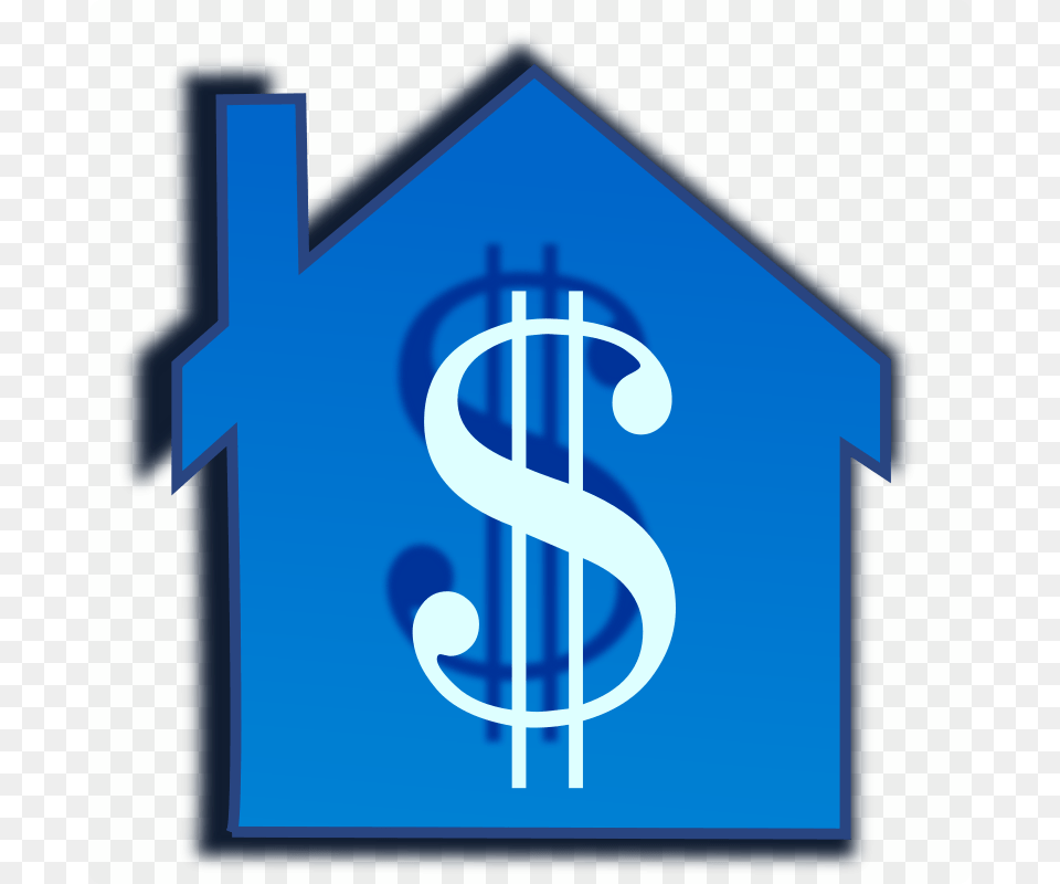 Expensive House Clipart House Clip Art House Blue, Symbol, Blackboard, Sign Png