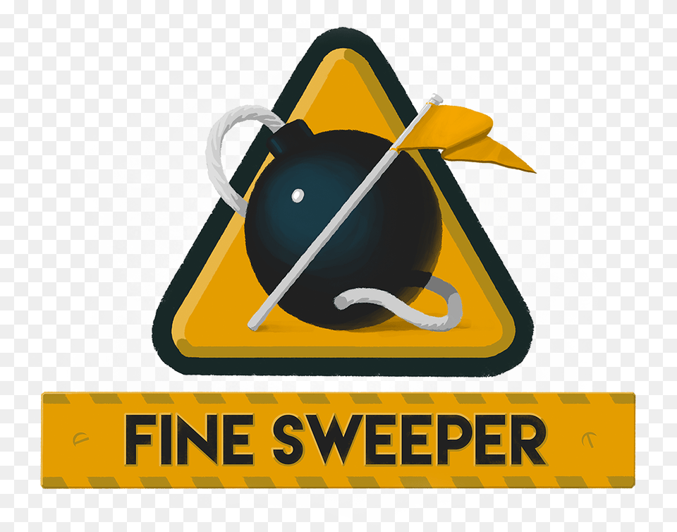 Experience A Minesweeper Variant With New Features Fine Sweeper, Sign, Symbol, Weapon, Ammunition Free Png Download