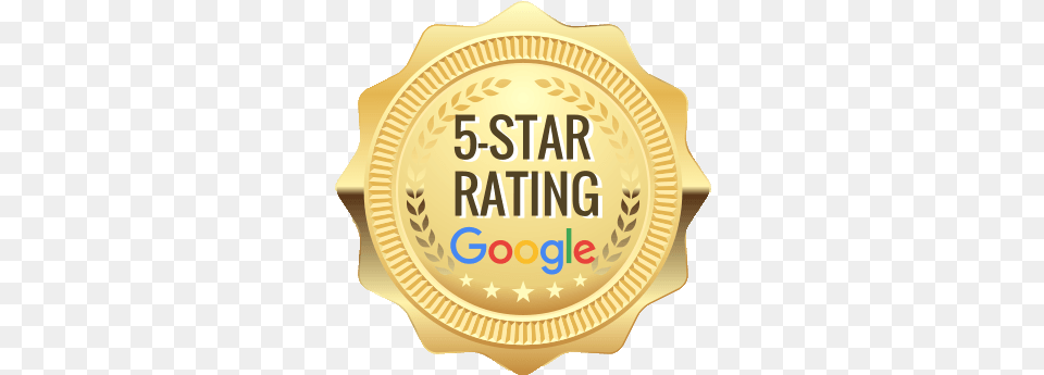 Experience Integrity Results 5 Star Rating Google, Badge, Gold, Logo, Symbol Png