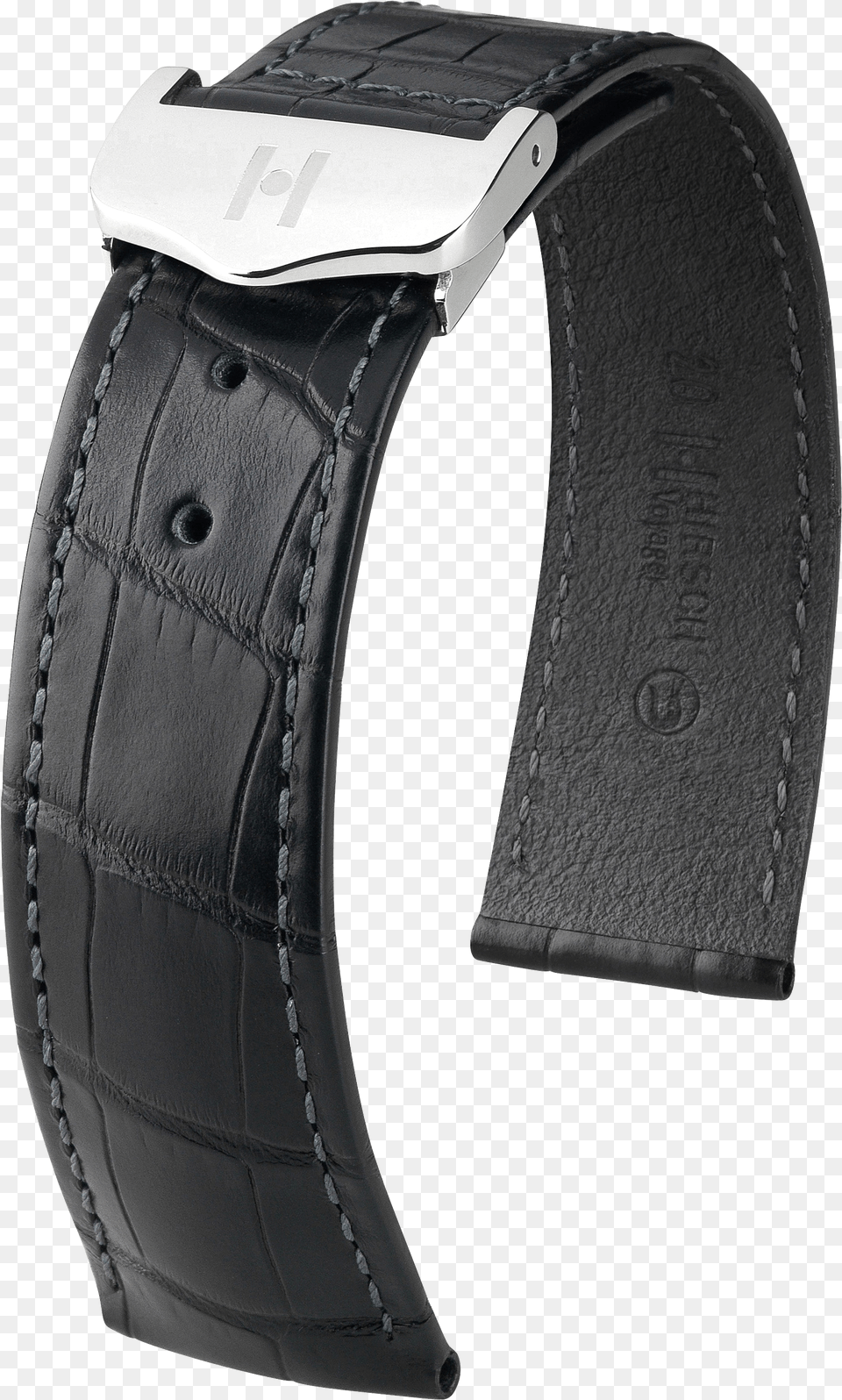 Experience Our Finest Bracelets Omega Black Alligator De Ville Watch Bands Free Transparent Png