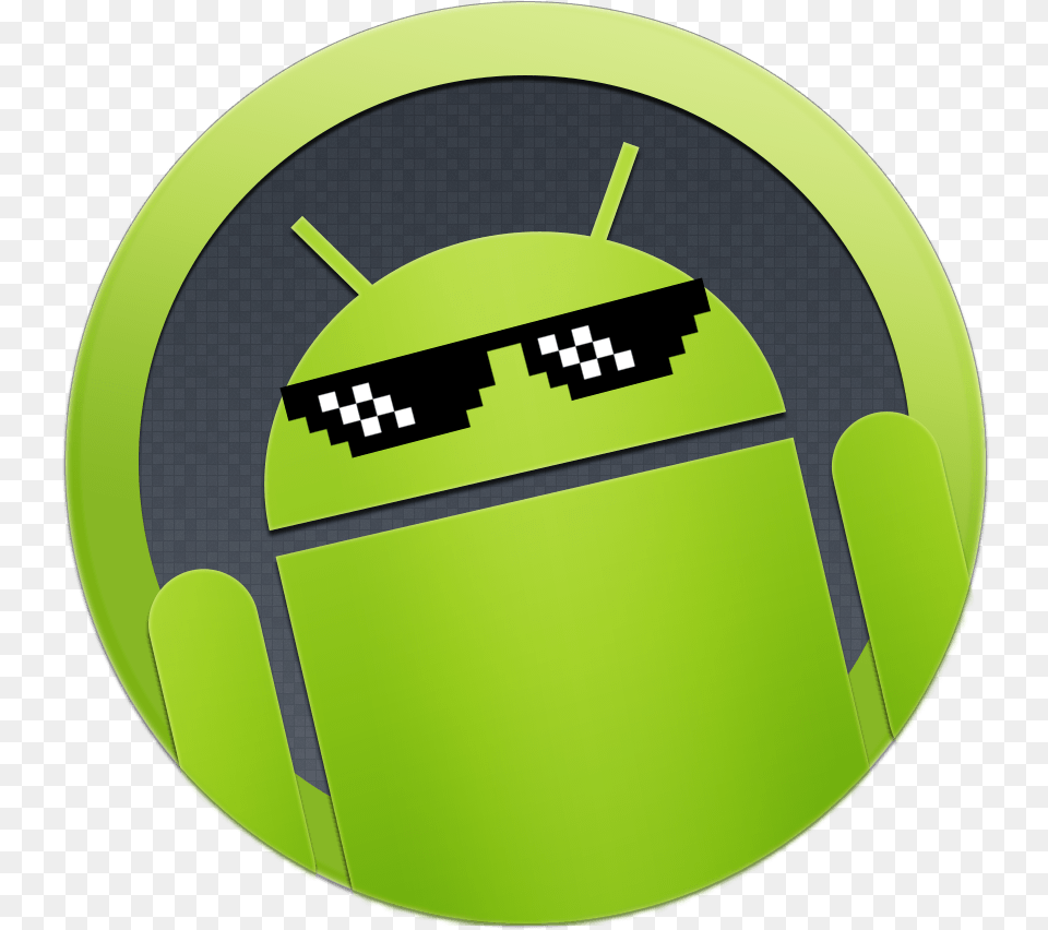 Experience Thug Life The Android Way Android Thug Life, Ball, Green, Sport, Tennis Free Png