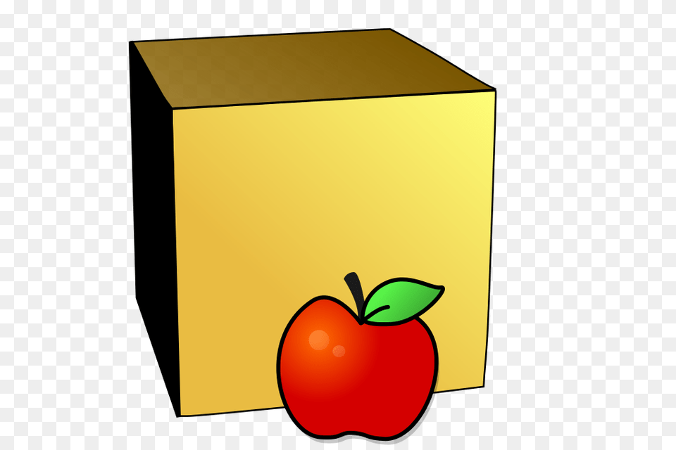 Explain On Under Between, Apple, Box, Food, Fruit Free Transparent Png