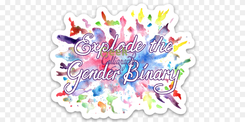 Explode The Gender Binary, Birthday Cake, Cake, Cream, Dessert Free Transparent Png